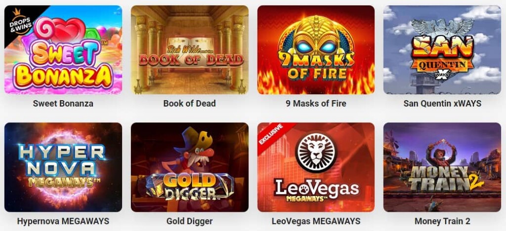 LeoVegas Casino juegos